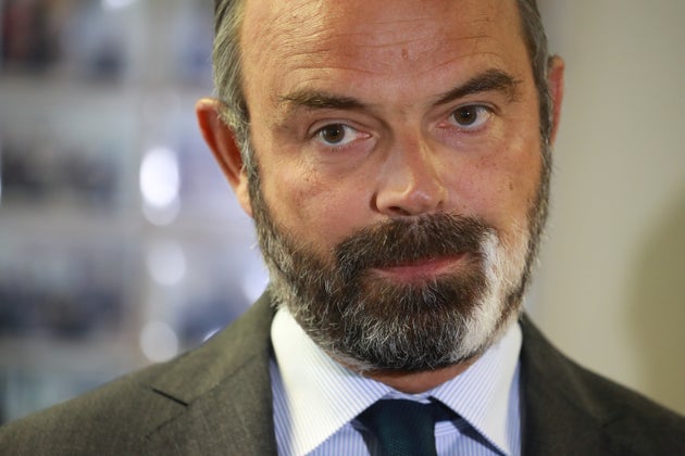 Édouard Philippe lors d'un déplacement à Evry mardi 9
