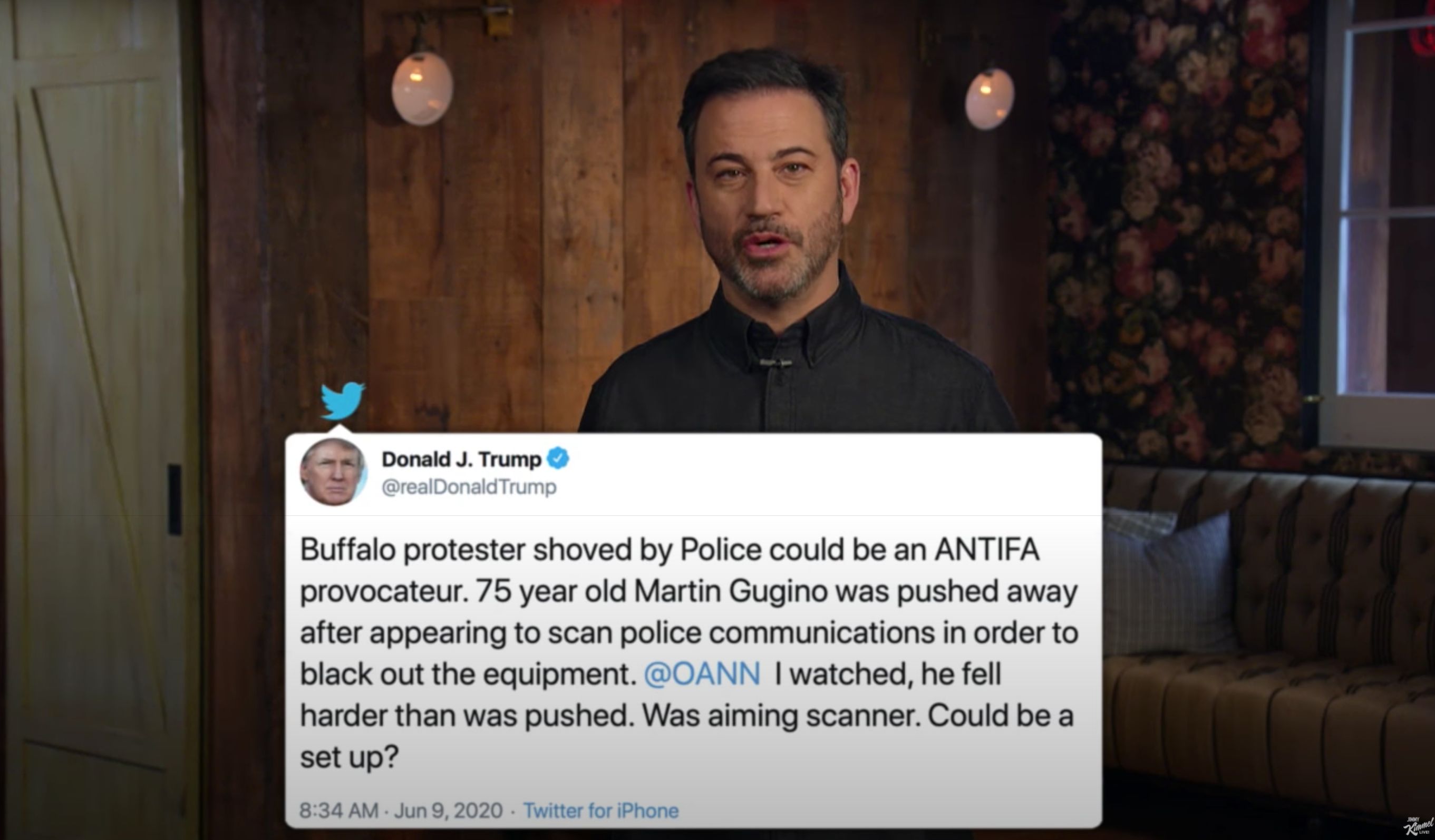 Jimmy Kimmel Gives Simple Reason Why Trump's Protester Conspiracy Is ...