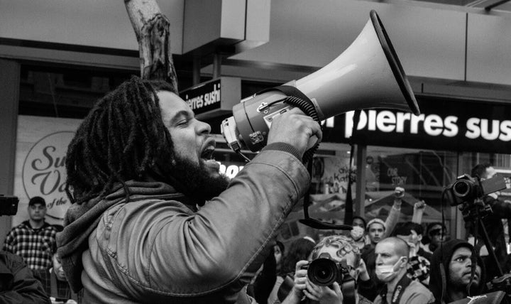 Hip-hop artist Mazbou Q. organized a Black Lives Matter protest in New Zealand after a police officer killed George Floyd in the U.S.