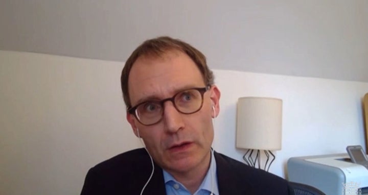 <strong>Professor Neil Ferguson, of Imperial College London, speaking by video link to the House of Lords Science and Technology Committee.</strong>