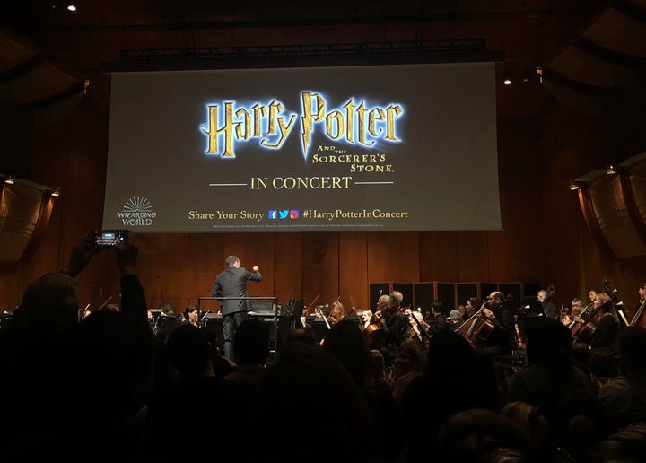 Dana Aliya Levinson attended a screening of "Harry Potter and the Sorcerer’s Stone," with the New York Philharmonic playing the score, this year on their birthday.