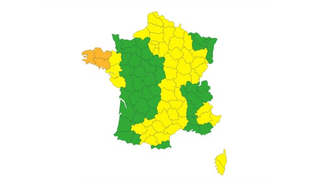 Meteo 3 Departements De Bretagne En Vigilance Orange Pluie