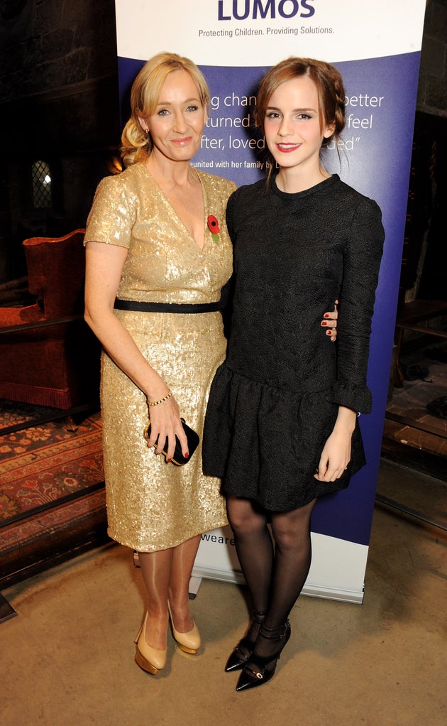 JK Rowling and Emma Watson