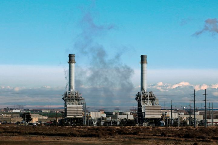 A gas-burning power plant in Oregon.