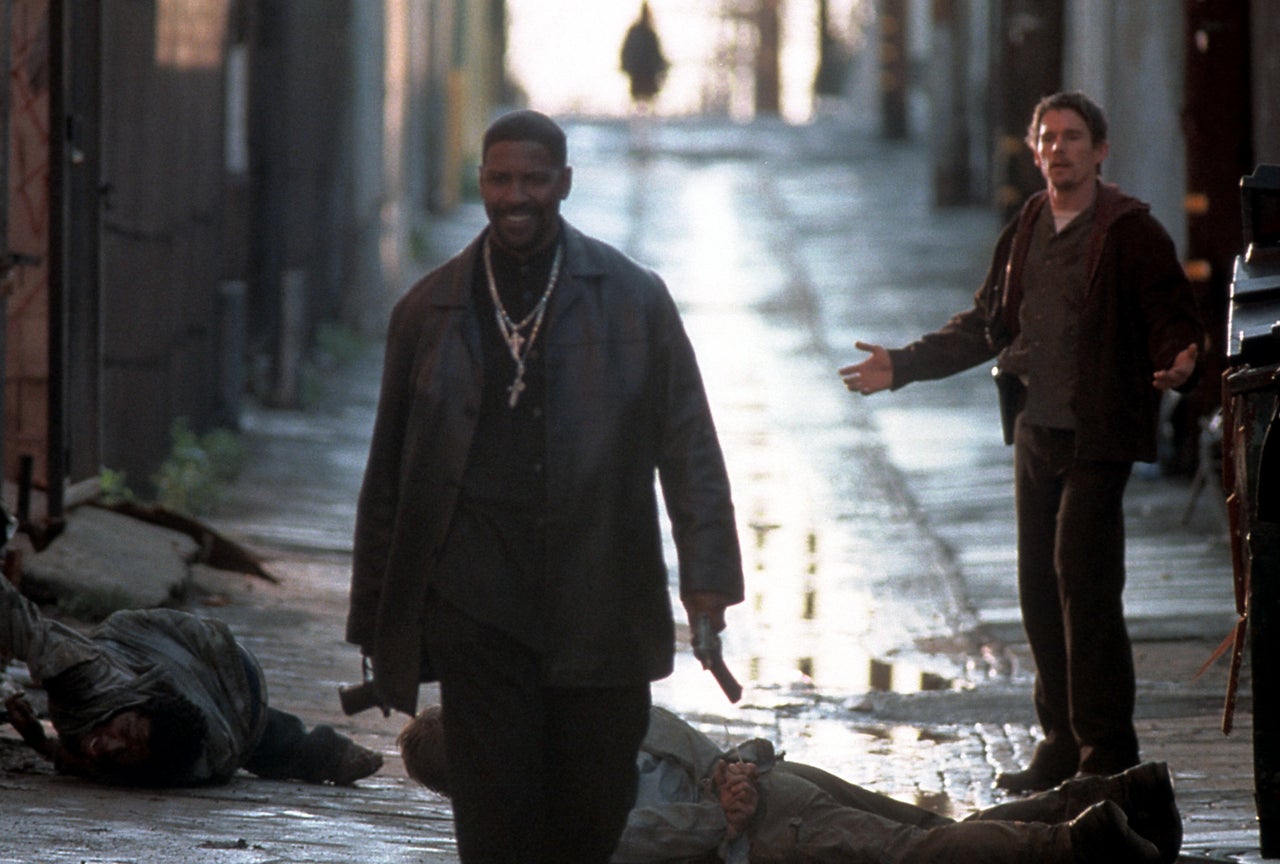 Denzel Washington and Ethan Hawke in "Training Day."