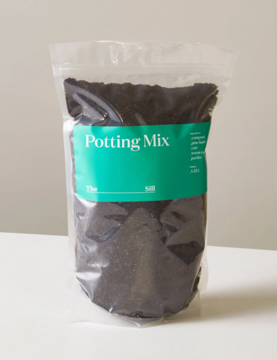 Fresh potting soil