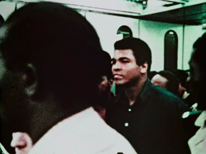 Footage of Muhammad Ali in "Da 5 Bloods."