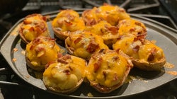 Patatas cremosas de queso cheddar y