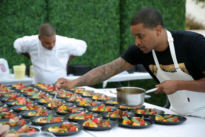 Chef JJ Johnson is part of the James Beard Impact Programs Advisory Committee and the Food Bank For New York City.