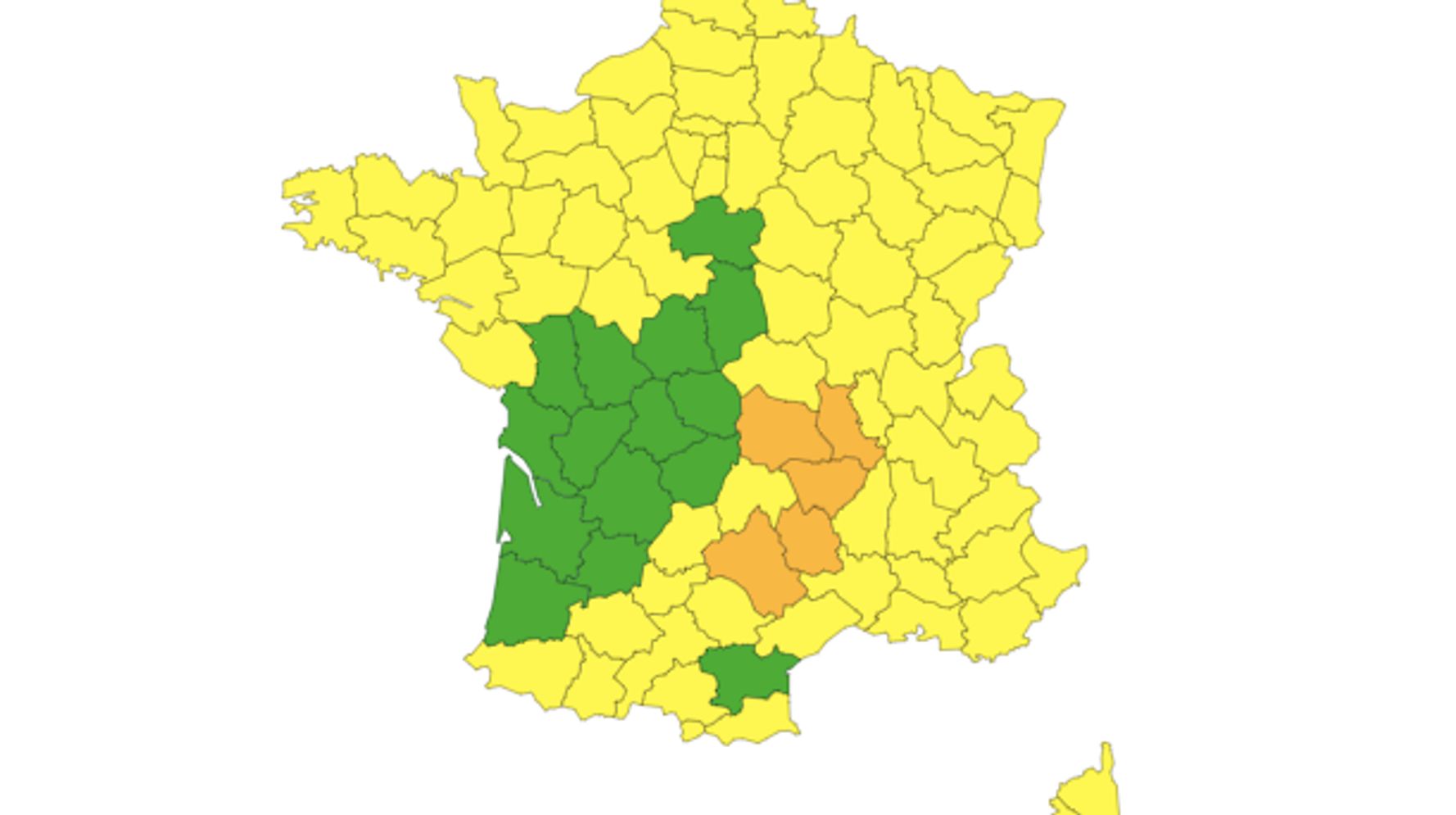 Orages Meteo France Place 5 Departements En Vigilance Orange Le Huffpost