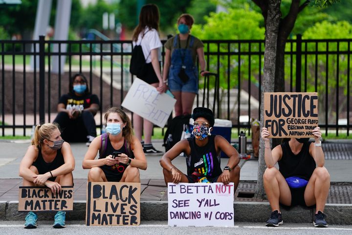 アトランタでのBlack Lives Matter抗議デモの様子（6月6日撮影）