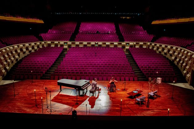 Une salle de concert vide à Rotterdam, aux