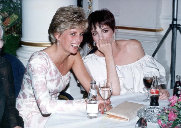 Princess Diana and Liza Minnelli pictured laughing together in 1991