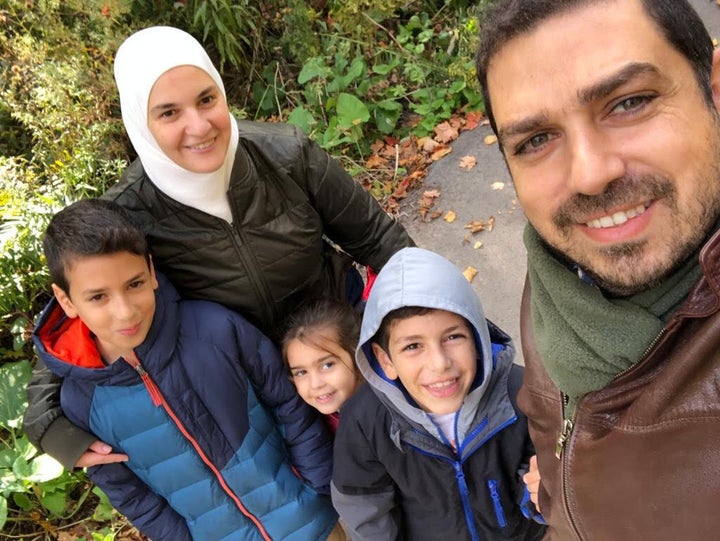 Rawan Shwaikany and her family.