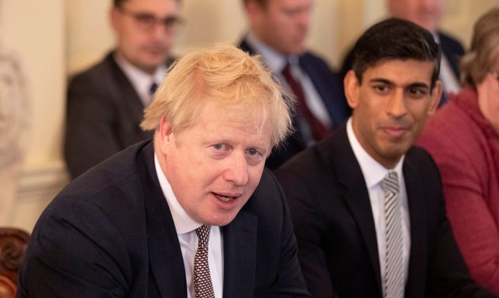 Boris Johnson and Rishi Sunak.