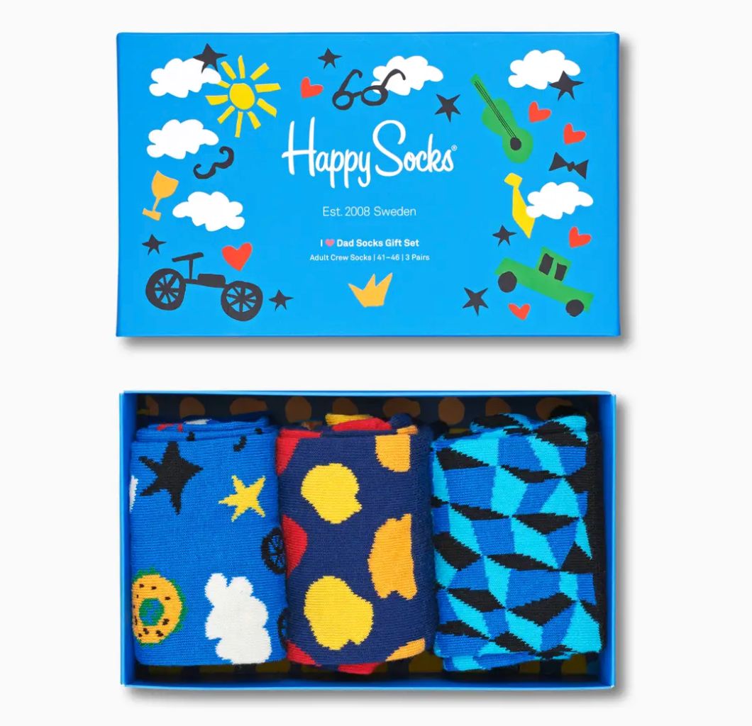 happy socks father's day gift box