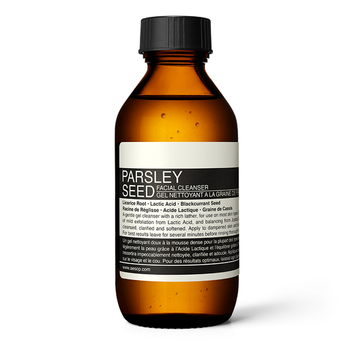 Parsley seed facial cleanser