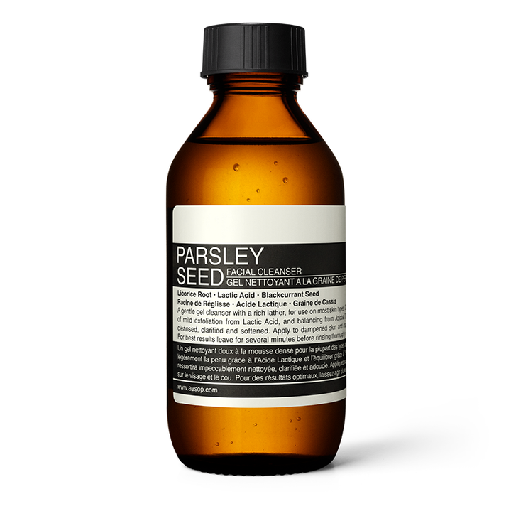 Parsley seed facial cleanser