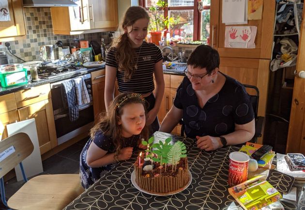 Susan Watson with her three children