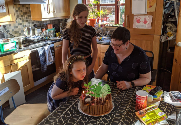 Susan Watson with her three children