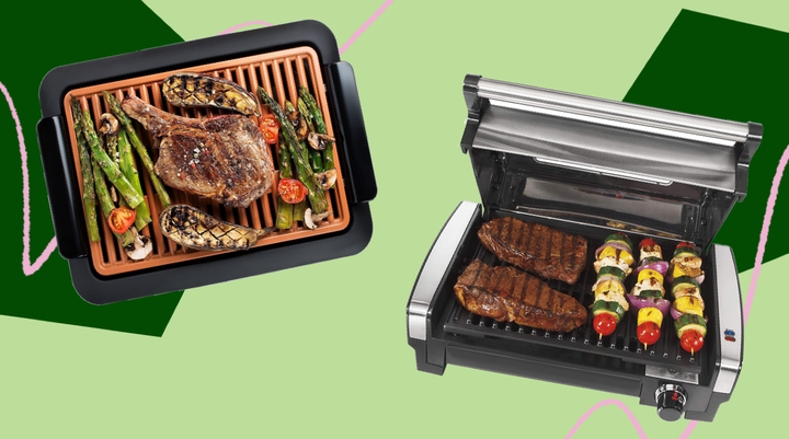 Hamilton beach indoor grill with removable grids hot sale