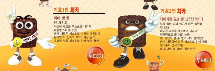 2004년 당시 첵스초코나라 대통령 후보자들.