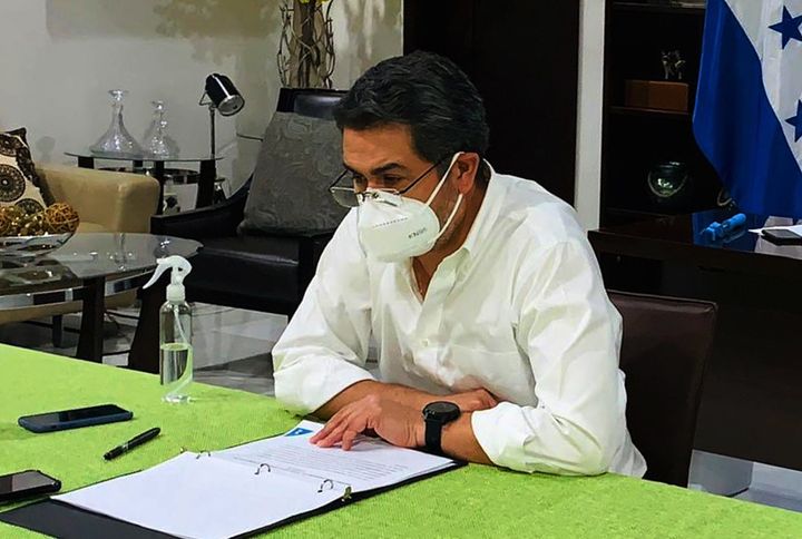 s Honduran President Juan Orlando Hernandez has tested positive for COVID-19.
