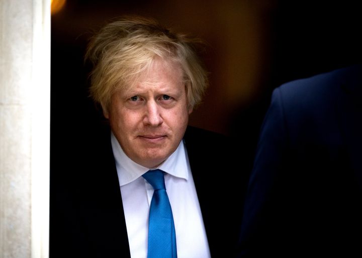 Prime Minister Boris Johnson departs 10 Downing Street, in Westminster. 