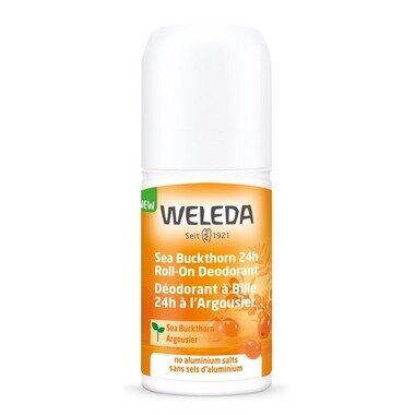 Weleda Seabuckthorn 24h Roll-On Deodorant.