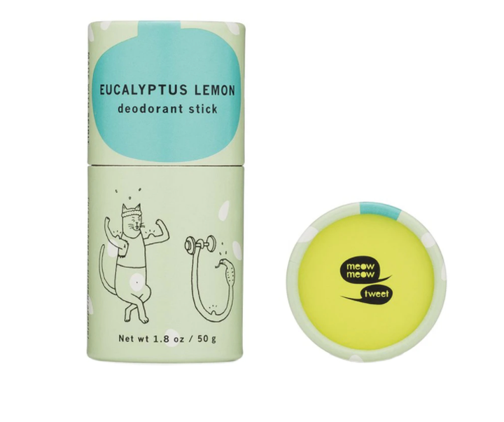 Meow Meow Tweet Eucalyptus Lemon Deodorant Stick