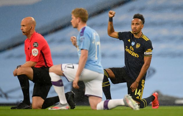 Raheem Sterling Hails Massive Step As Players Take A Knee On Premier League’s Return