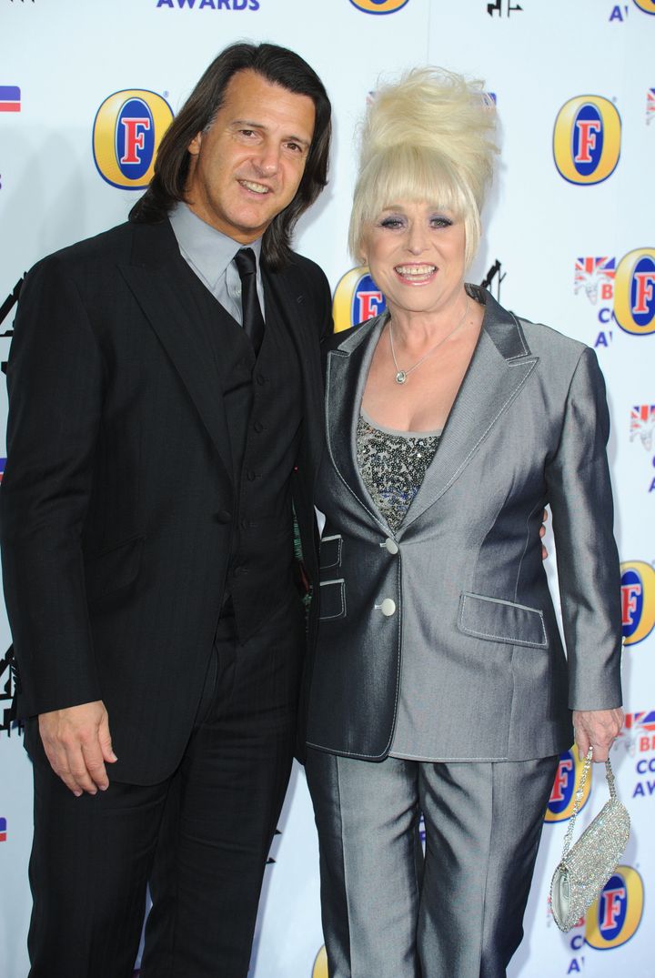 Scott Mitchell and Dame Barbara Windsor in 2011