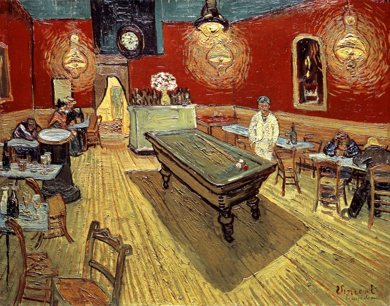 «Νυχτερινό καφέ», έργο του Βαν Γκογκ, Αρλ, 1888