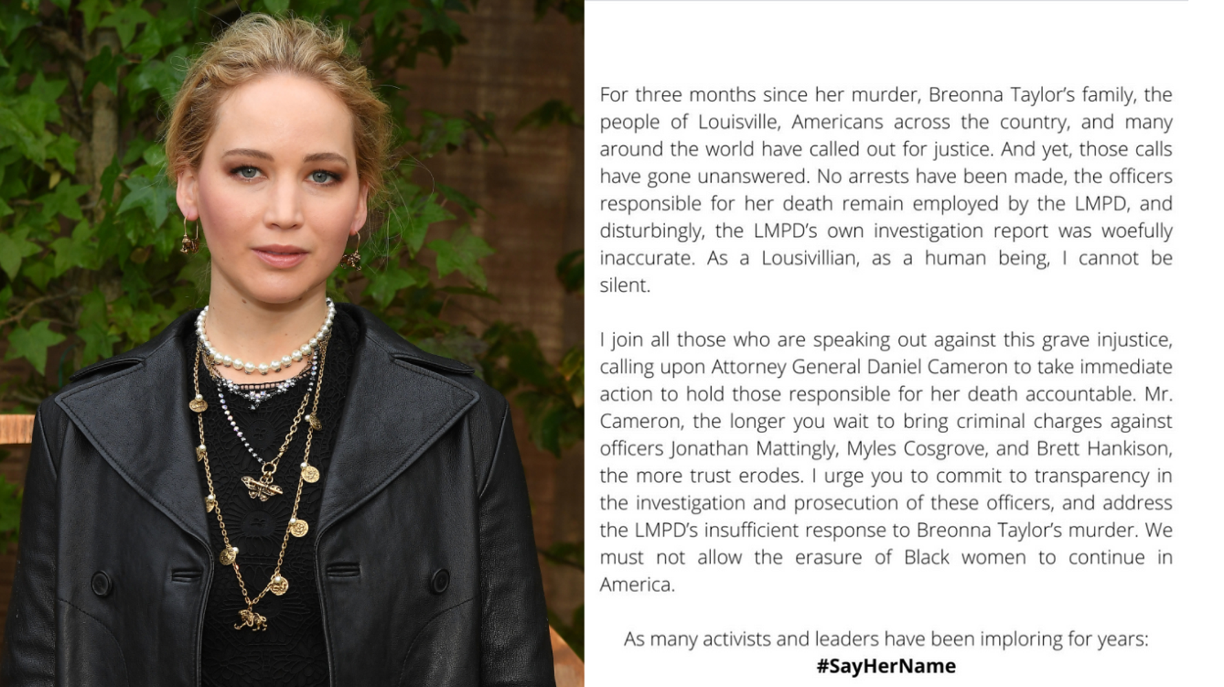 Jennifer Lawrence Joins Twitter, Immediately Demands Justice For