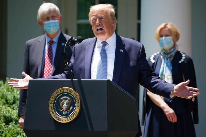 President Donald Trump, seen in May, called the anti-malaria drugs chloroquine and hydroxychloroquine "game changers" in the fight against the coronavirus.