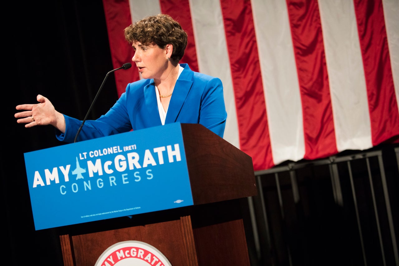 McGrath was the early pick of the Democratic establishment after she overcame a massive deficit to win a 2018 House primary and then only narrowly lost the general election to the Republican incumbent.