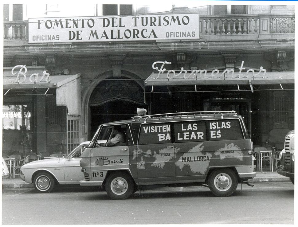 This van transported the island's promotional tourism material across Spain and Portugal