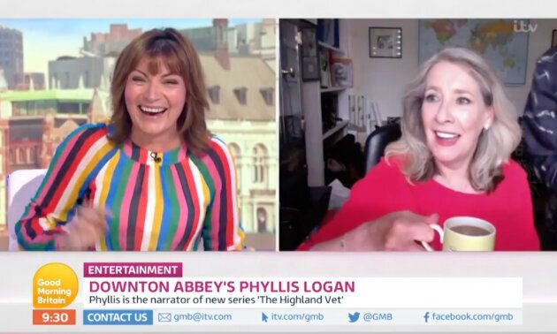 Lorraine and Phyllis had a good laugh after Kevin crashed their interview