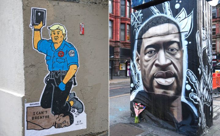 Street Art Takes A Stand Against Racism In Solidarity With Black Lives   5eecbecc300000a82e158347 