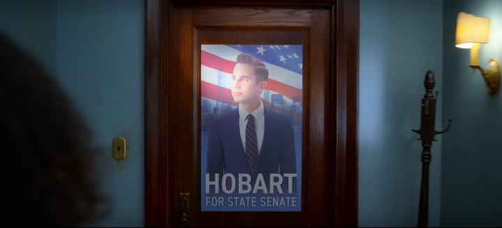 The opening shot of the second season of "The Politician."