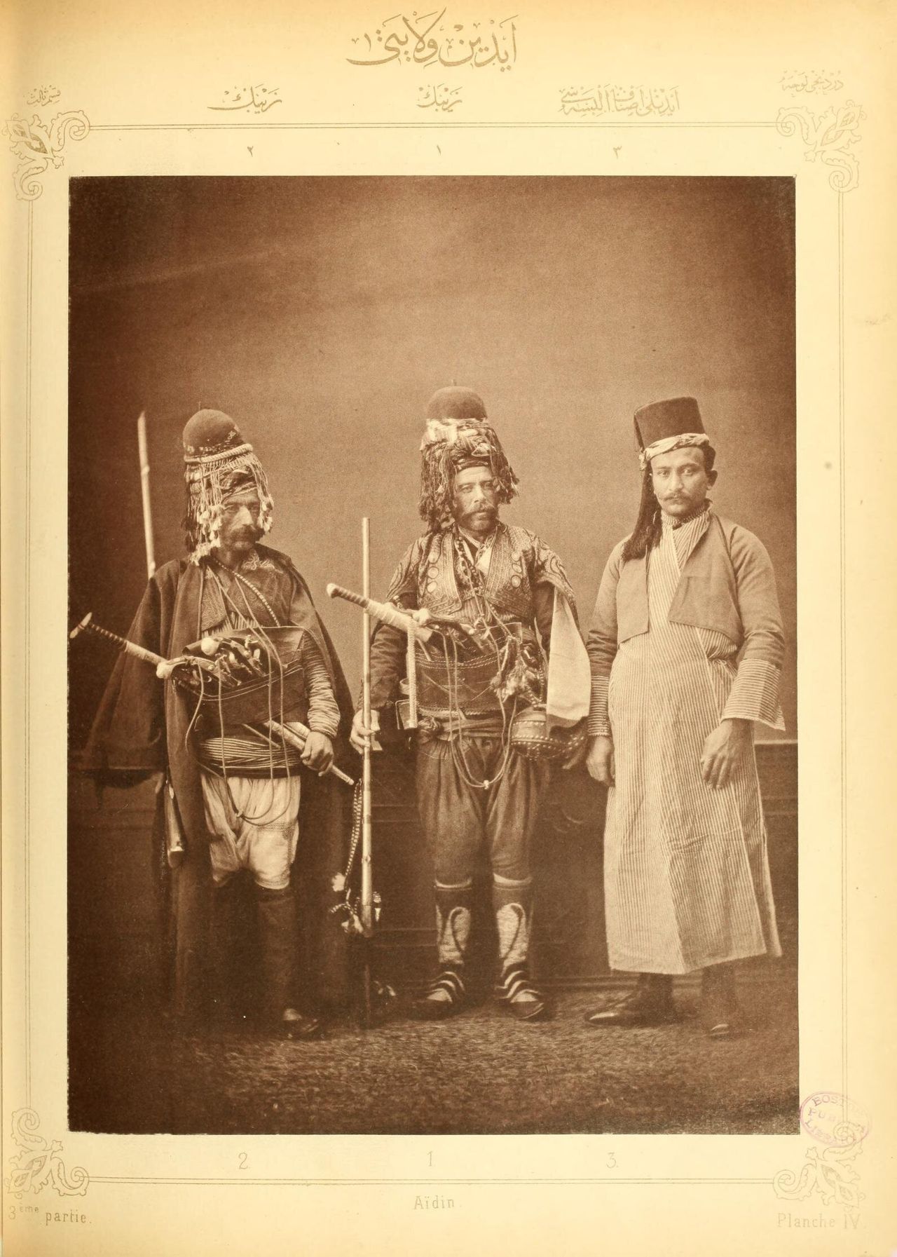 Δύο Ζεϊμπέκοι με την παραδοσιακή φορεσιά τους (1873)