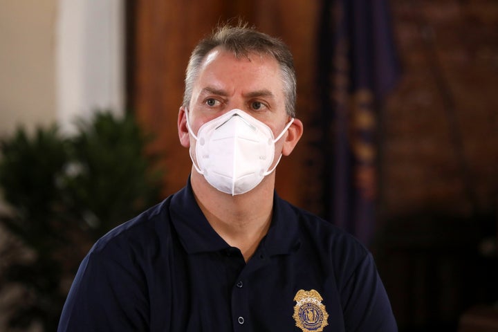 New York City's police commissioner, Dermot Shea, dismissed the connection between the peaceful and violent aspects of the Br