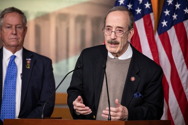 Rep. Eliot Engel (D-N.Y.), a 16-term incumbent, has elicited criticism from Jamaal Bowman for his absence from the district d