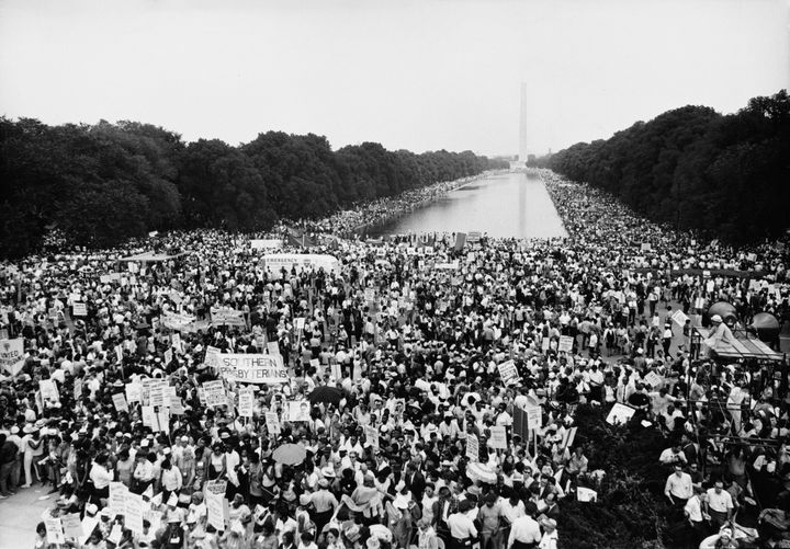 An estimated 50,000 people joined in support of the Poor People's Campaign in Washington, D.C., on June 19, 1968.