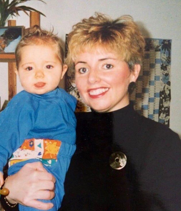 Carol Fox and her daughter Natasha as a young child.