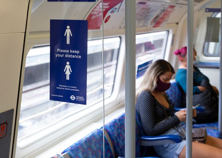 People have been required by law to wear face coverings when travelling on public transport in England since June 15.
