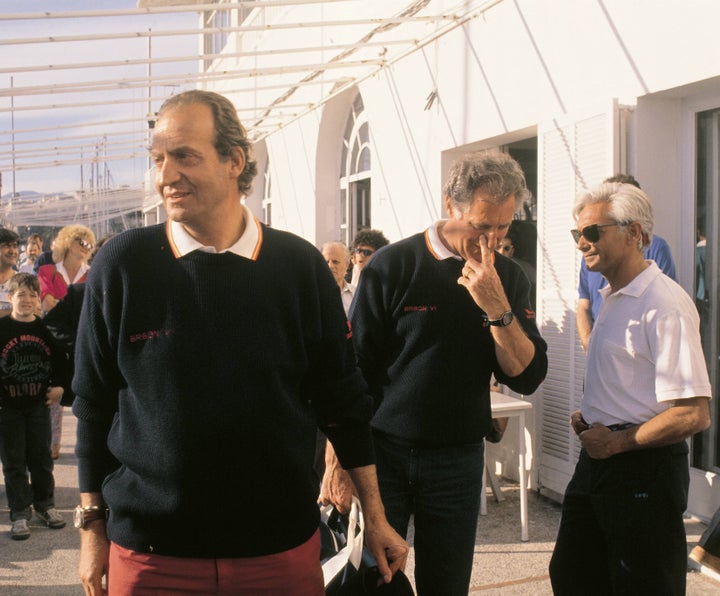 Juan Carlos I y Josep Cusí en Palma a principios de los 90.