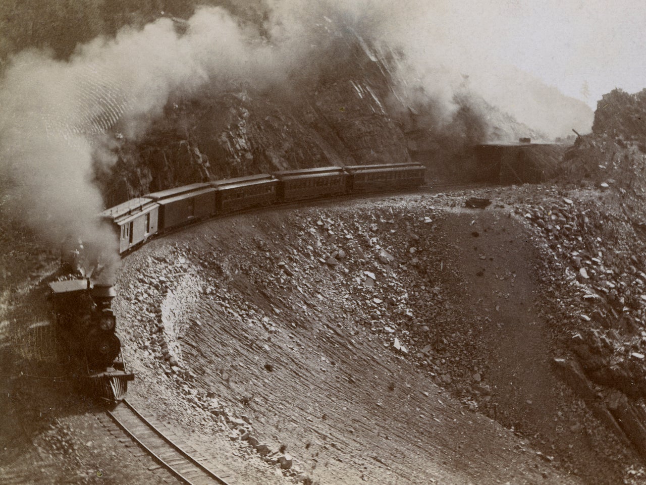 In the 19th century, rail was the most practical way to travel overland between distant cities.