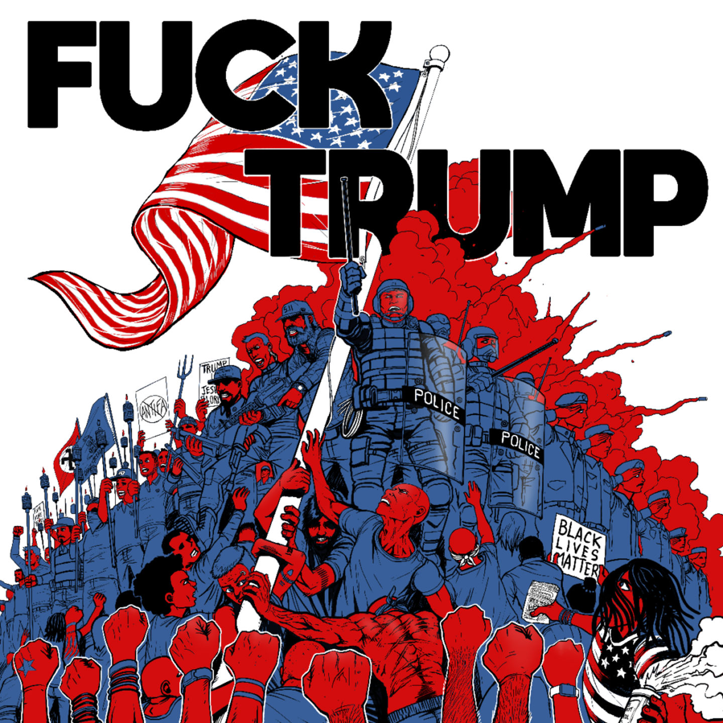 The R-Rated Art Campaign That’s A 2-Word 'Primal Scream’ Against Donald ...