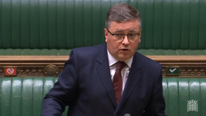 Justice secretary Robert Buckland speaking in the House of Commons 